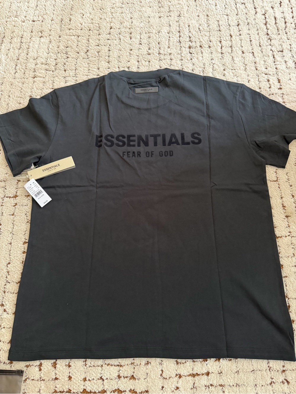 Fear of God ESSENTIALS T shirt in stretch limo color
